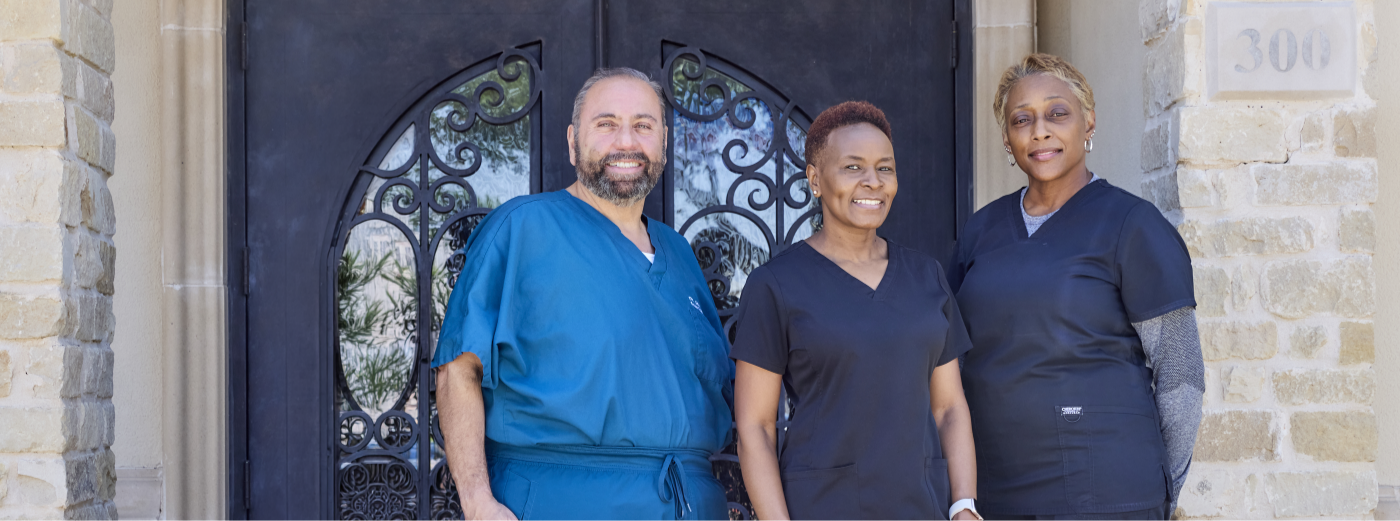 smiling family in Plano