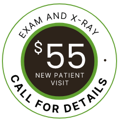$55 new patient visit stamp