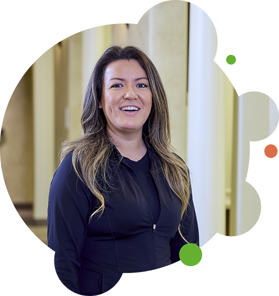 Front desk administrator Vicki