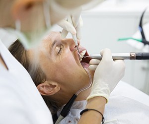 Man relaxing with IV dental sedation in Plano